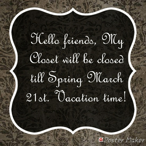 Closed for vacation - Picture 1 of 1